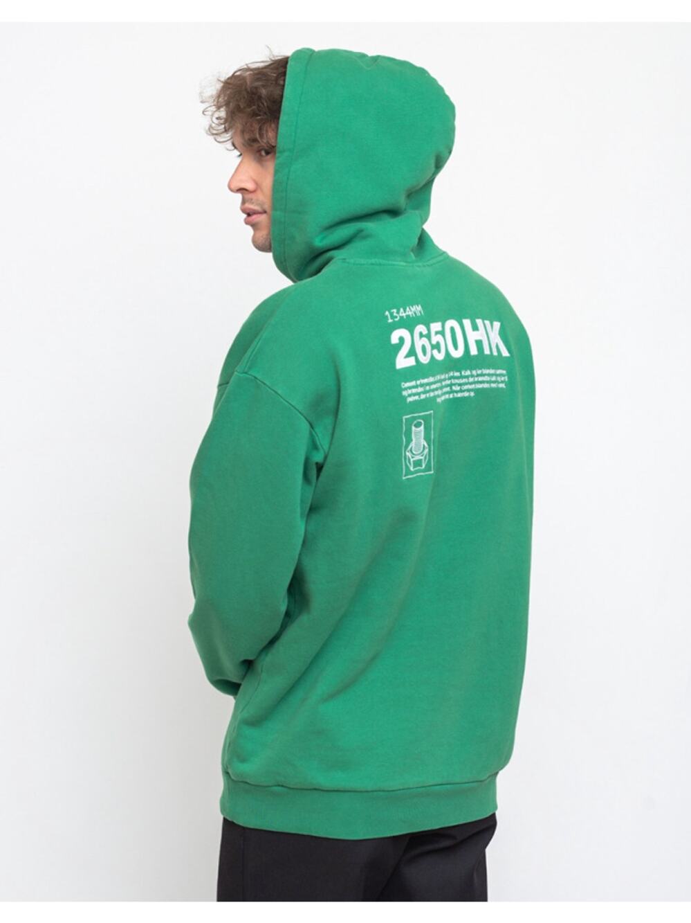 HAN KJOBENHAVN Artwork Hoodie Green Sz M $240 {J10}